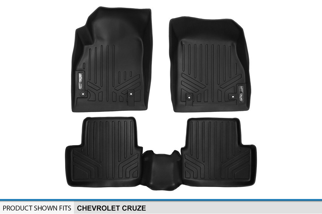 20112016 Chevy Cruze Floor Floor Mats Black MaxFloorMat 1st / 2nd Row Liners eBay