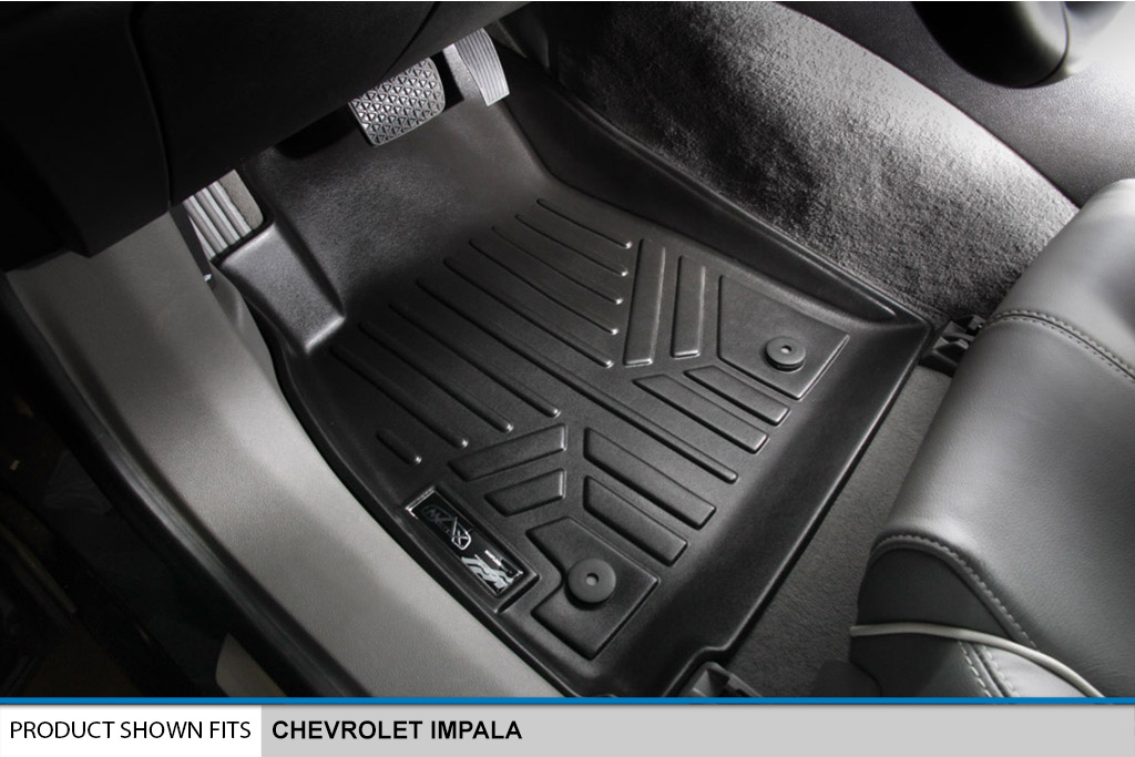 All Weather Floor Mats Set and Cargo Liner Bundle for Chevy IMPALA