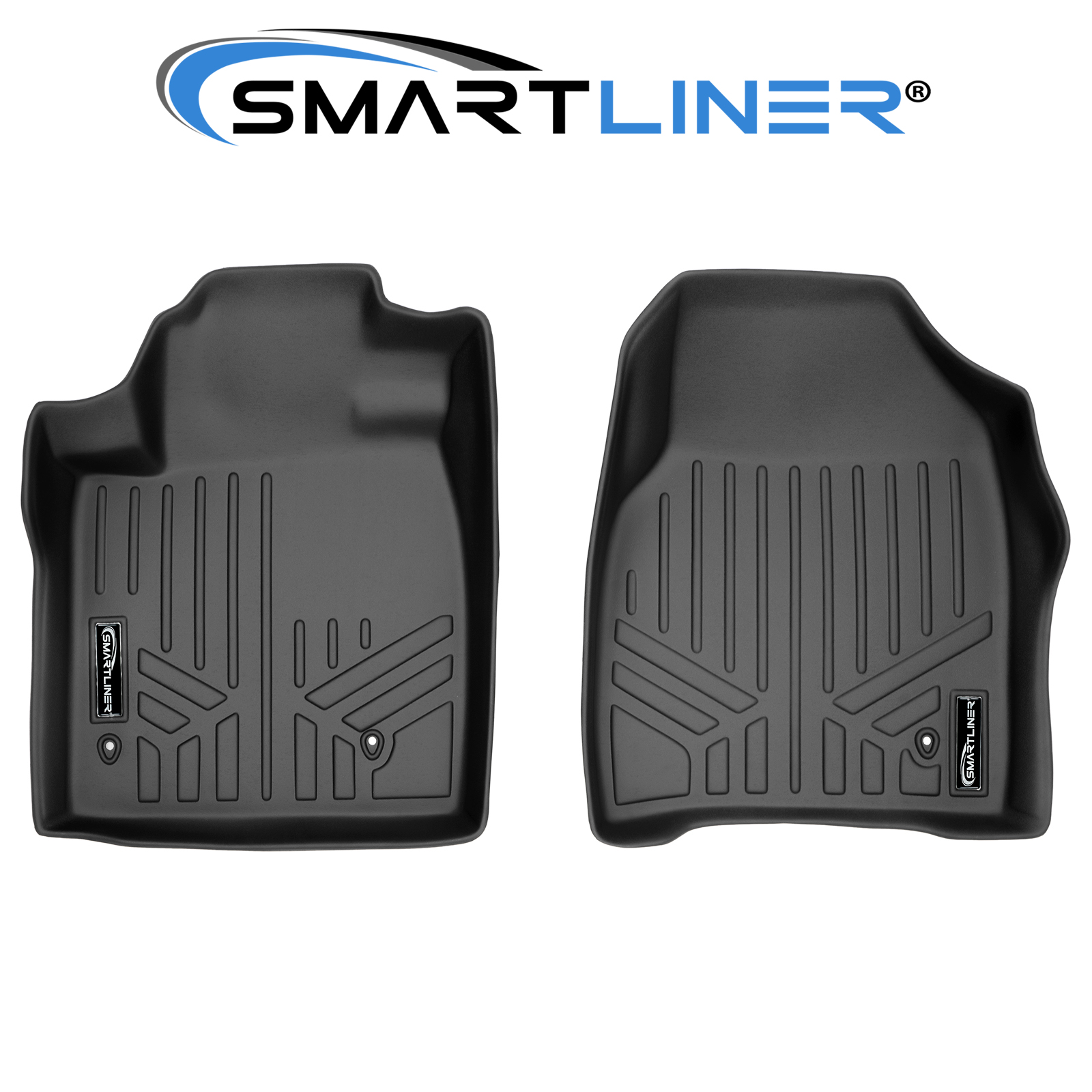 SMARTLINER Custom Fit Black Floor Mat Liner Set For 20092015 Honda