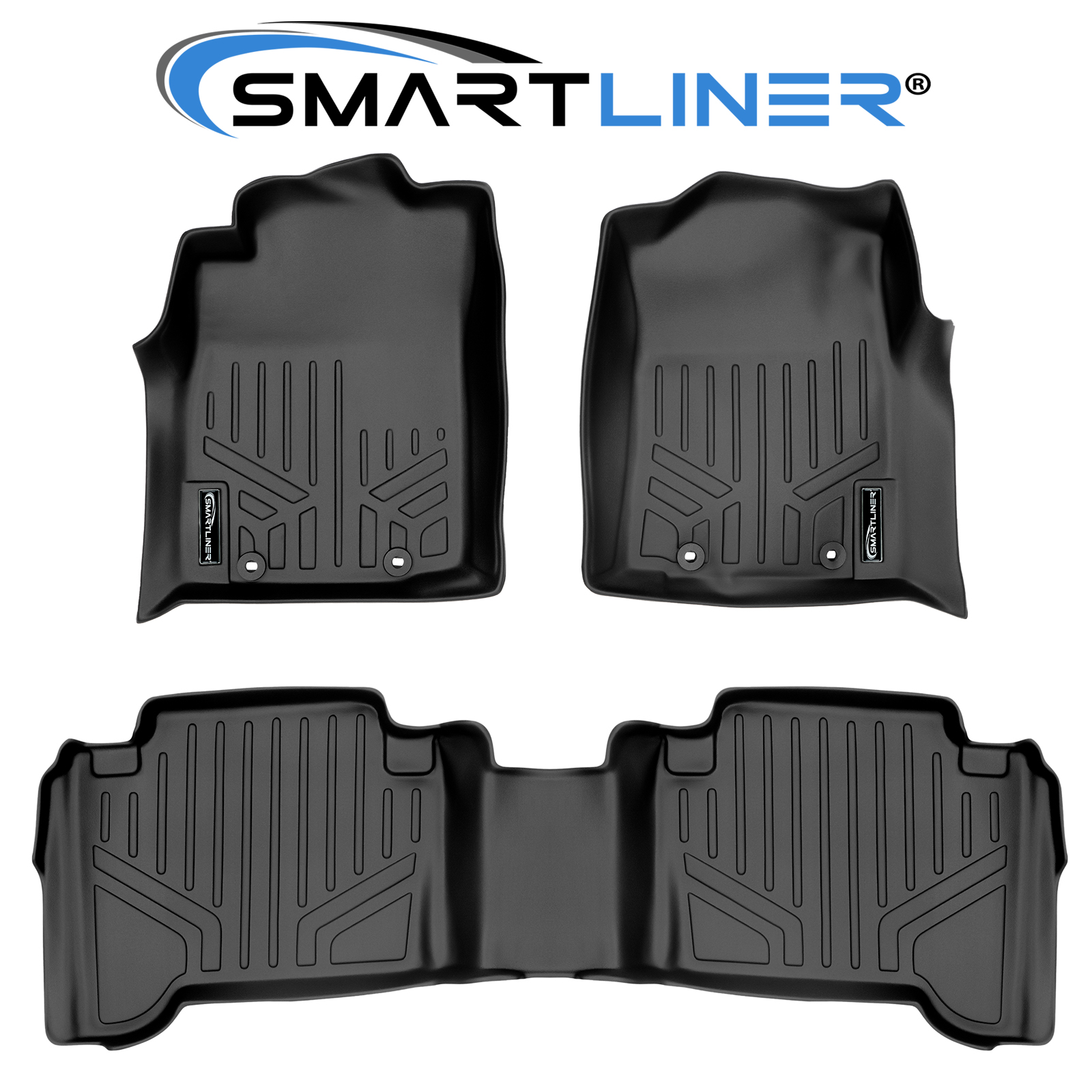SMARTLINER Custom Fit Floor Mat Set For 20122015 Toyota Double