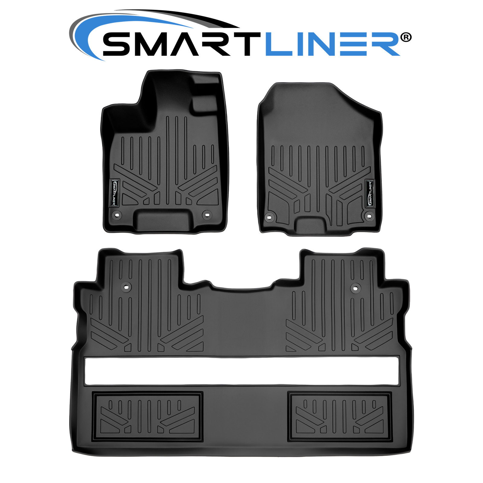 SMARTLINER Custom Fit Floor Mat Set For 20172020 Honda Ridgeline Crew