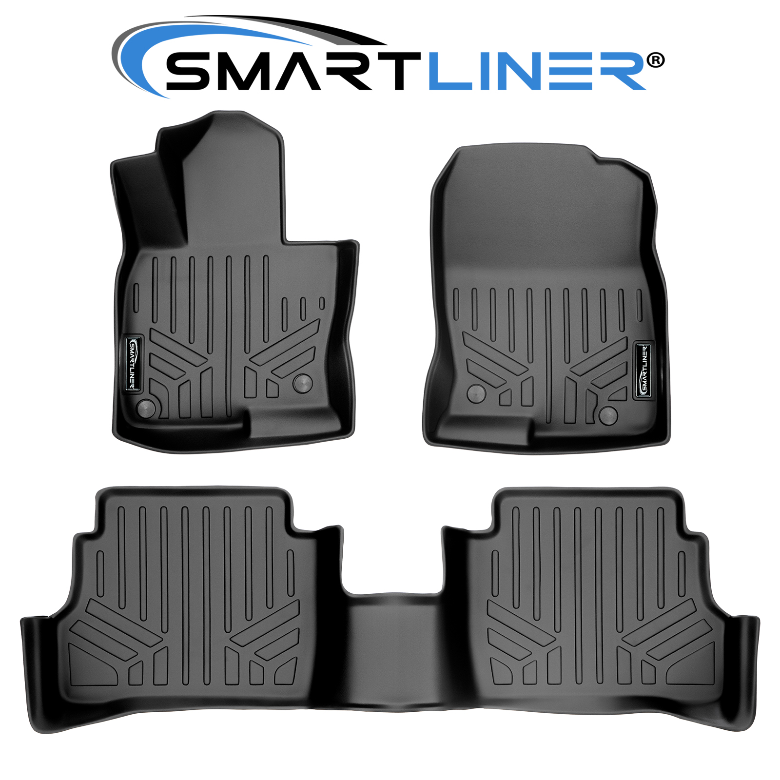 Smartliner All Weather Floor Mats Black For Mazda Cx 5 2017 2021 Ebay