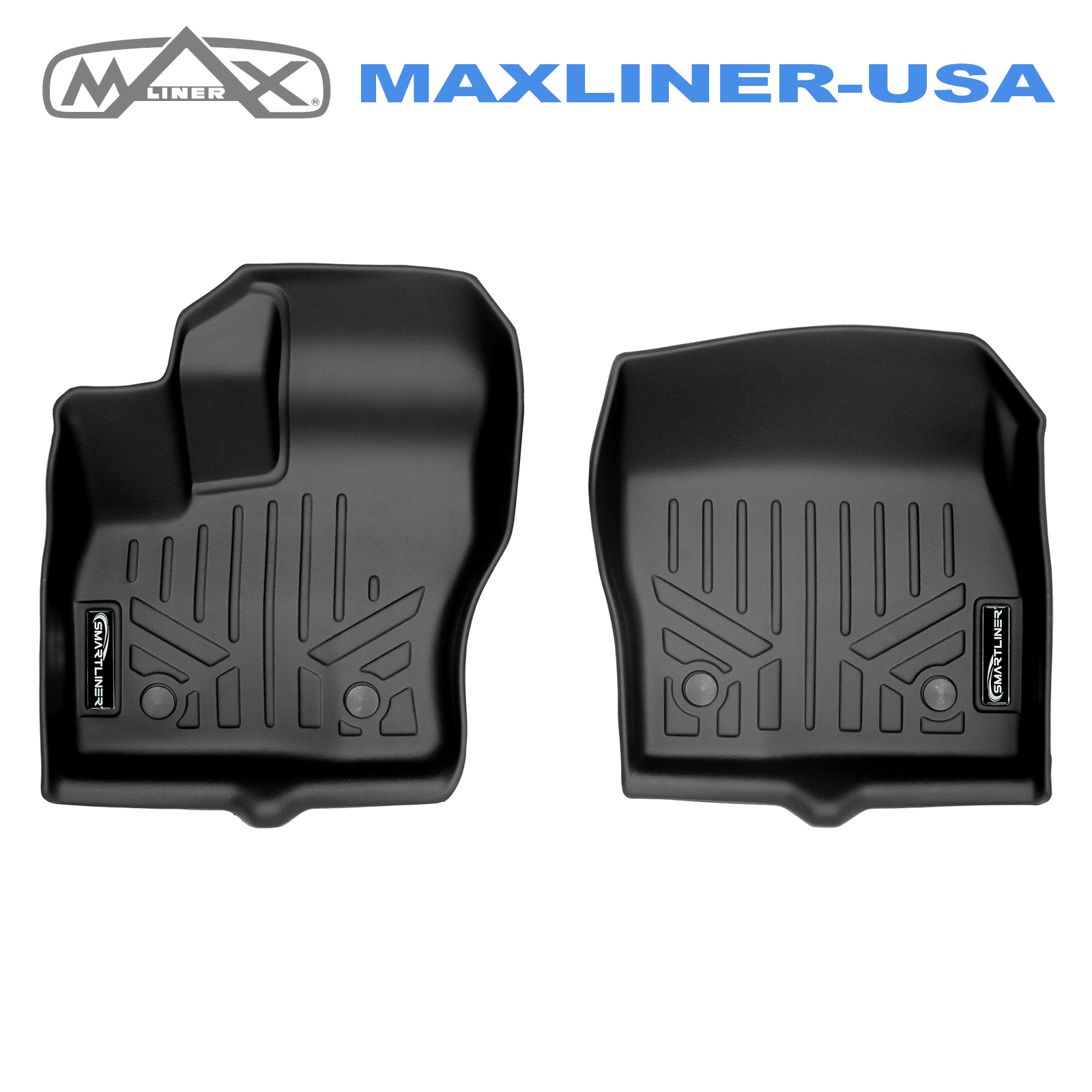 SMARTLINER Floor Mats Liners for 20142021 Ford Transit Connect Vinyl