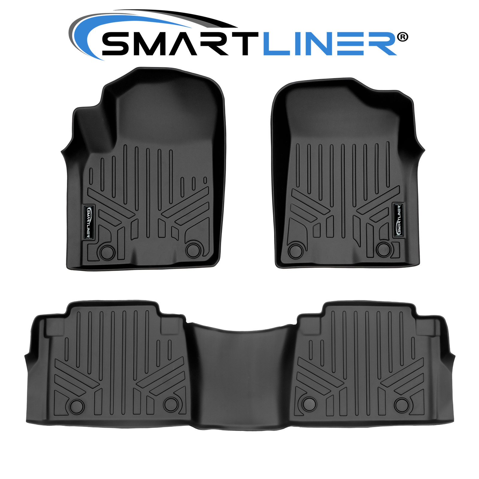 SMARTLINER 2 Row Floor Mats Set for 20192021 Nissan Armada / Infiniti