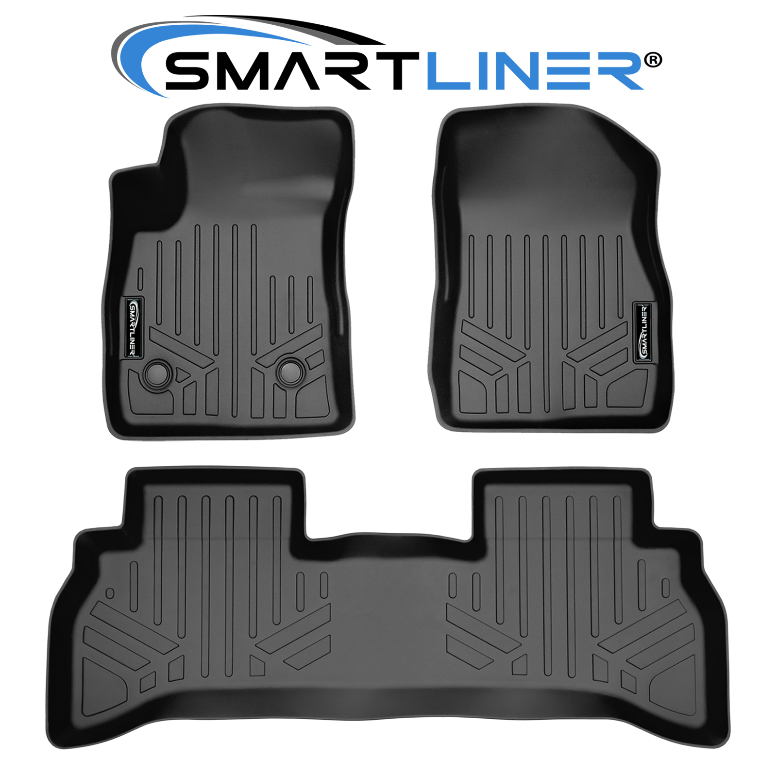 SMARTLINER 2 Row Floor Mat Liner Set for 2021 Chevrolet Trailblazer