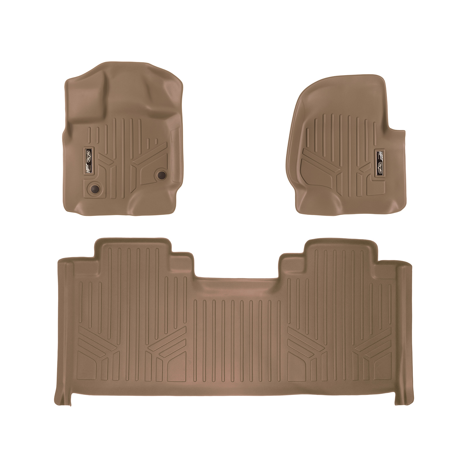 SmartLiner Custom Floor Mats for F150 SuperCab with Front Bucket Seats