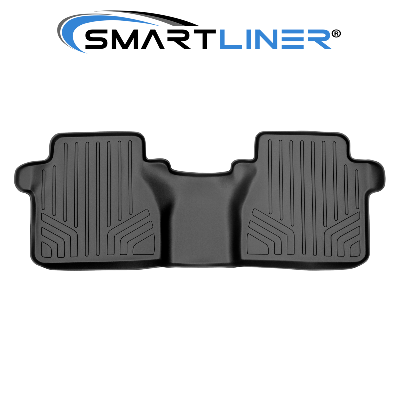 SMARTLINER Floor Mat Liner 2nd Row Black For Nissan Frontier Crew Cab