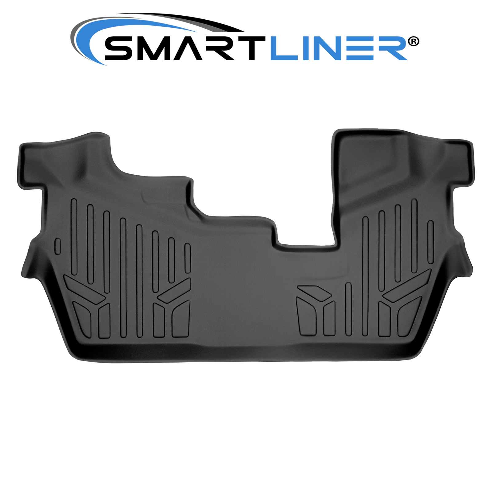 SMARTLINER Floor Mat Liner 3rd Row Black for 20162021 Honda Pilot 8